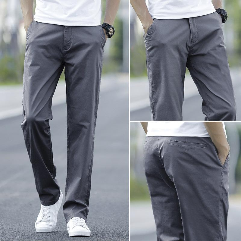 Xinjiang Long-Staple Cotton Casual Pants for Men Spring & Summer Thin Loose Straight-Leg Pure Cotton Versatile Comfortable High-End Men's Long Pants - Image 6
