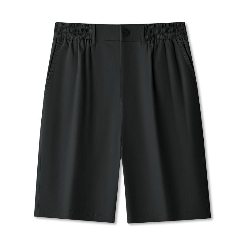 Ice Silk Long Pants for Men Summer Thin Straight Leg Cool Quick Drying Breathable Loose Drawstring Casual Pants for Sports and Running - Image 9