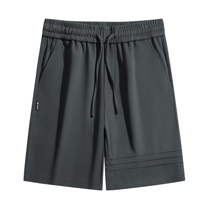 360g Heavyweight Shorts Men's Summer Three-Bar Design Loose Sporty Casual Pants Capillaries American Sweatpants - Image 6