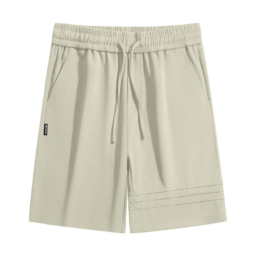 360g Heavyweight Shorts Men's Summer Three-Bar Design Loose Sporty Casual Pants Capillaries American Sweatpants