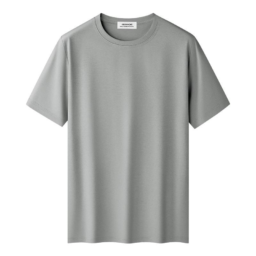 Acetic Acid Ice Silk Modal Men's Short-Sleeved Youth T-Shirt Cool Breathable Thin Casual High-End for Men