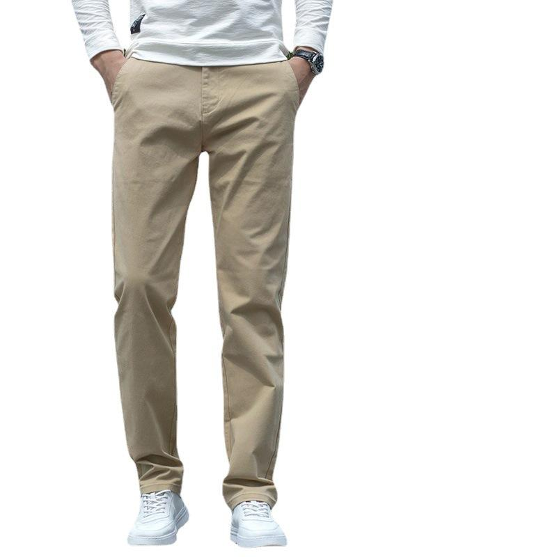 Xinjiang Long-Staple Cotton Casual Pants for Men Spring & Summer Thin Loose Straight-Leg Pure Cotton Versatile Comfortable High-End Men's Long Pants