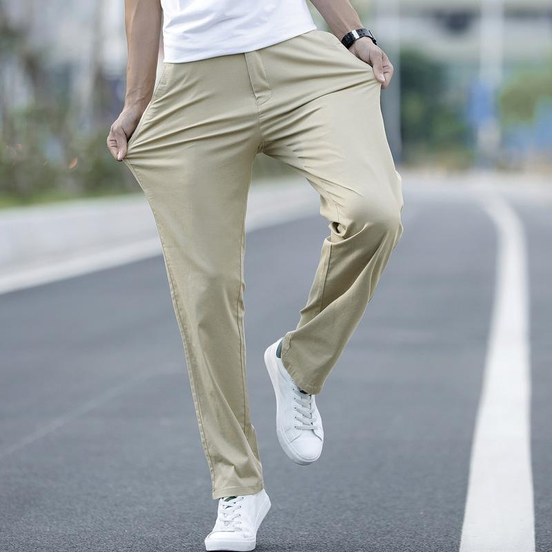 Xinjiang Long-Staple Cotton Casual Pants for Men Spring & Summer Thin Loose Straight-Leg Pure Cotton Versatile Comfortable High-End Men's Long Pants - Image 13
