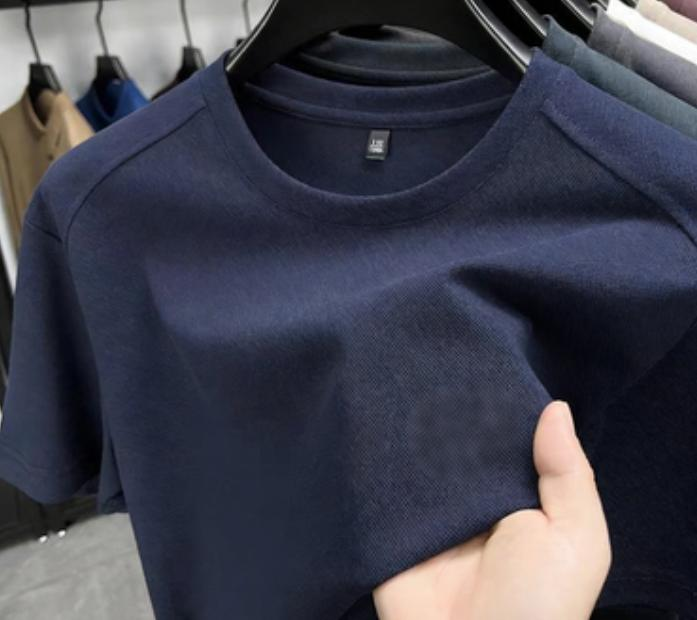 International Light Luxury Business Pioneer Men's Short-Sleeved T-Shirt Summer High-End Round-Neck Clearance Sale - Image 6